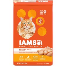 Iams Proactive Health Adult Dry Cat Food - Chicken Recipe 22 lb Bag 2.95 per pound