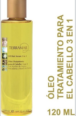 Oleo Aceite de  Argan  Terramar repair damaged hair/ 120ml. 4oz. 