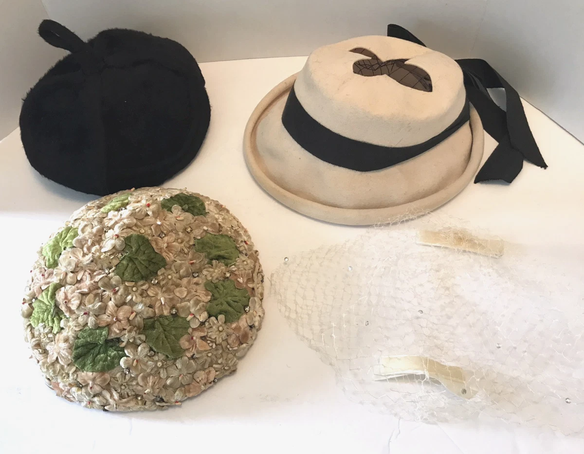 Vintage Fur Felt Velour Hat With Satin Ribbon 1950s 1960s Union Made Faux Fur Fedora Original Vintage Hats for Men for sale | eBay main image 2