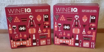 Wine IQ Quiz Party Board Game Box Open Contents Sealed x2 Price for each one