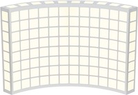 Weiß Moderne Wandleuchte Leuchter 1X/Led IP20 39X58X20 [Cm]