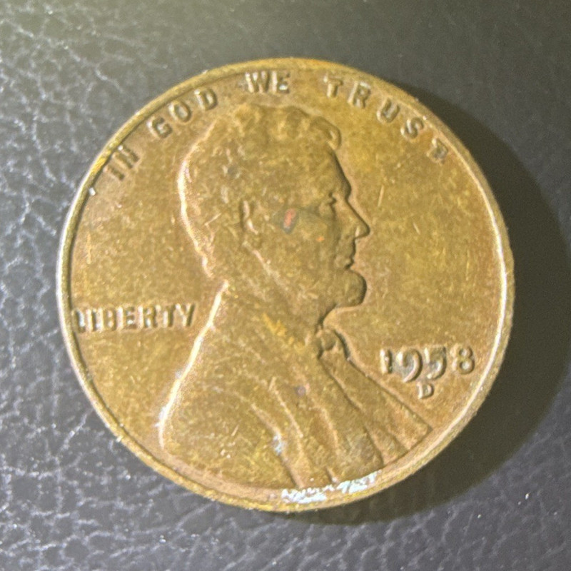 1958-D Lincoln Wheat Small Cent Business Strike Copper BN KM#132