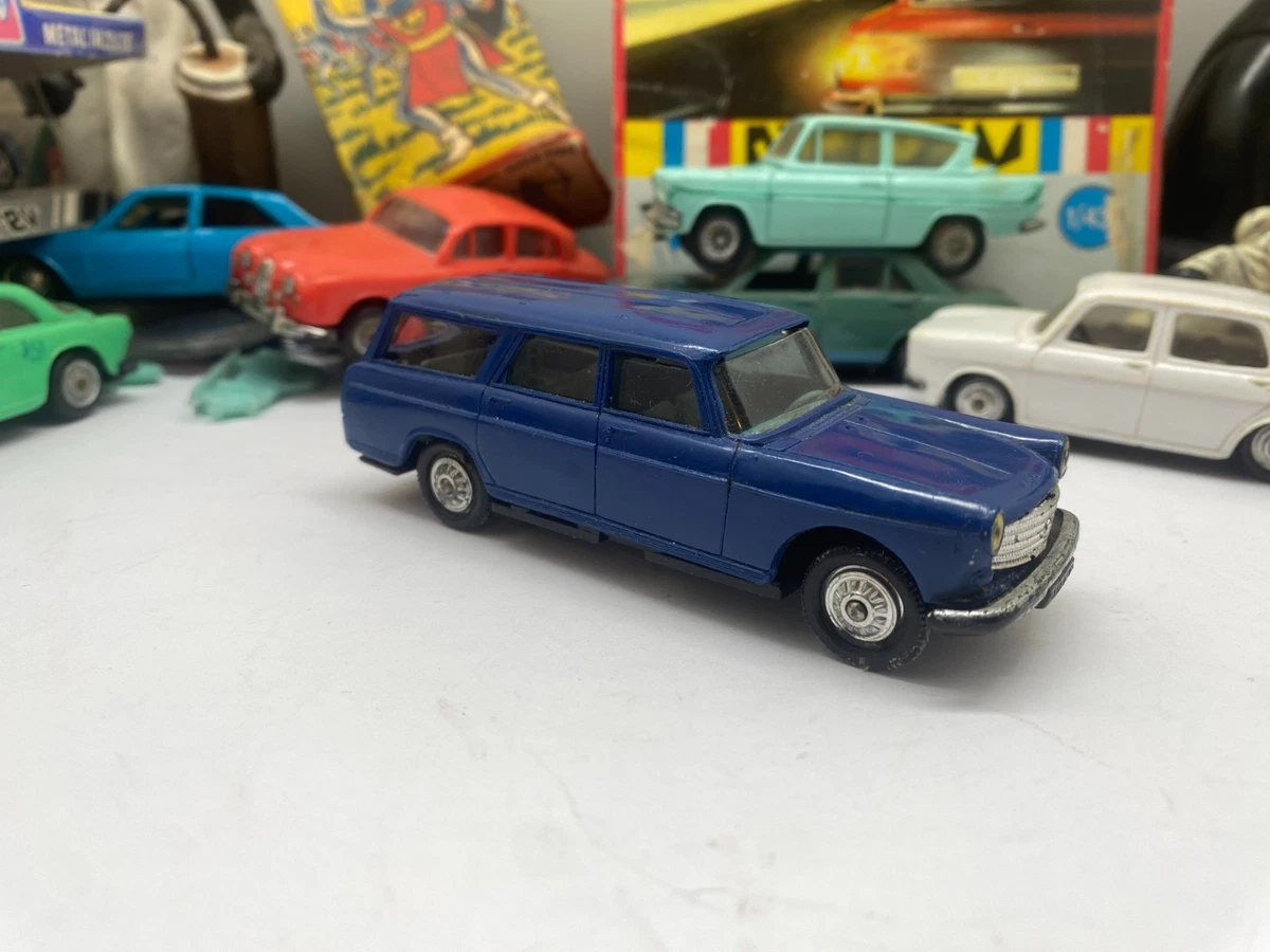 NOREV Miniature Peugeot 404 de 1965 Bleu Amiral Voiture de Collection 1/18 Métal