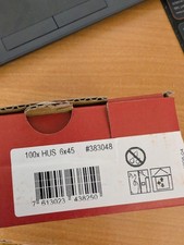 100 Hilti HUS 6x45 Screw Anchor 6 x 45mm Screwbolts 6mm T40 383048 Bolt BOX 100