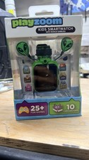 PlayZoom Kids Smartwatch Green Alien Theme, Bonus Earbuds, Games, Audiobooks