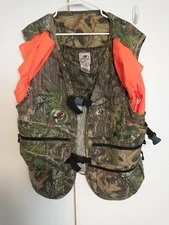 Mossy Oak Vest Mens Large-Extra Large Camo Super Elite National Wild Turkey B1