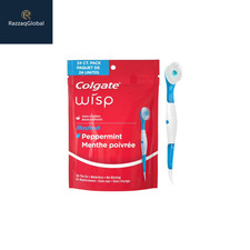 Colgate Max Fresh Wisp Mini Travel Toothbrushes, 24 Count