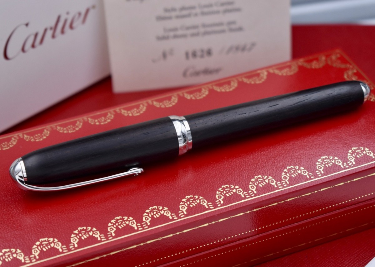 CARTIER Louis Cartier Dandy Solid Ebony Limited Edition 1847