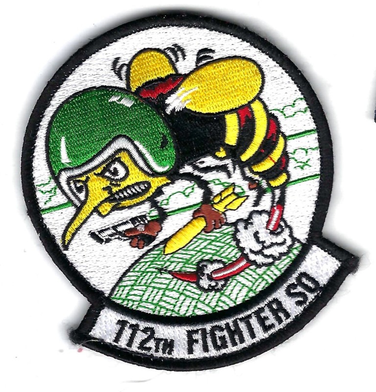 PATCH  USAF 112TH FIGHTER SQ OHIO AIR GUARD
