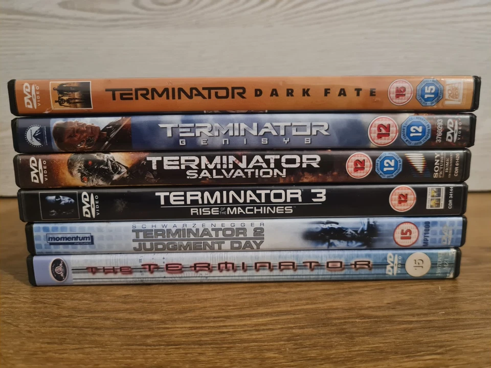 Terminator 1-6 Complete (DVD) Salvation Dark Fate Schwarzenegger [Region 2] [UK] - Image 2 of 4