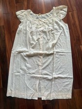 Vintage Barbizon Cap Sleeve Nighty / Nightgown w/ Lace Trim MEDIUM