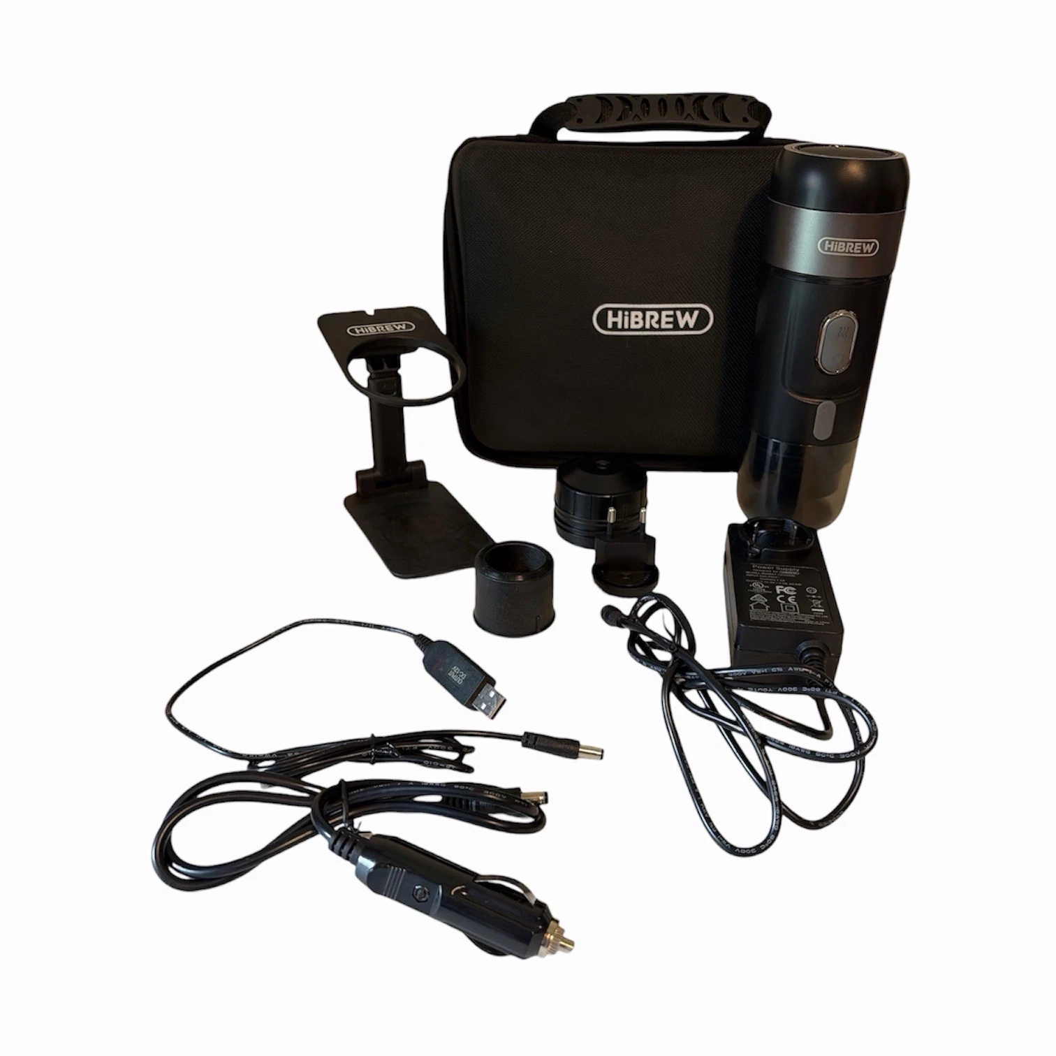 HiBREW H4A Portable 3-in-1 Espresso Machine Kit with Carrying Case