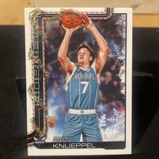2025 Topps Holiday #H164 Kon Knueppel RC Charolette Hornets (G)