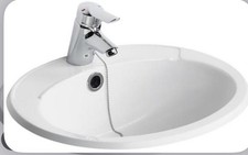 Armitage Shanks Orbit 21 550mm On-Countertop Basin 1 Tap Hole S248601