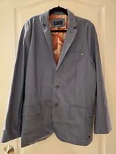 William Murray Size M Light Blue Blazer w/Orange Inside Excellent Condition