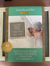 Kate  Milo Letterboard Set- Can Be Used For Special Occasions 188 PCS - NEW