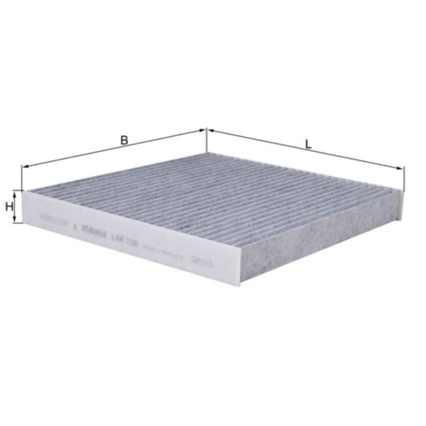 Filter Innenraumluft Mahle LAK 158-image