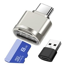 Micro SD Card Reader, USB C to SD Card Reader, Type C TF Memory Card Reader