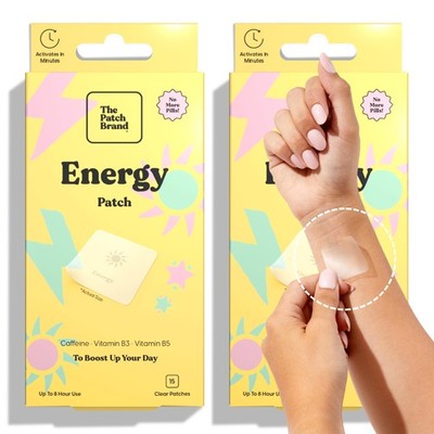 The Patch Brand Energy Patches | Supports Energy with Caffeine and B5 and B3 ...