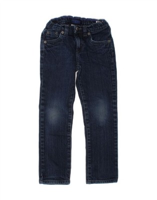 LEVI'S Jungen Straight Slim Jeans 5-6 Jahre W22 L18 Blau Baumwolle CM13