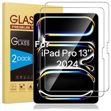 2 x Screen Protector for iPad Pro 13 inch M4/M5(2025/2024) 9H Tempered Glass