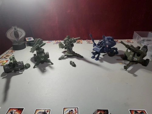 1982-1984 Gi Joe Missle Playset  Artillery System Lot ( M.M.S / FLAK/ A.S.P Etc.
