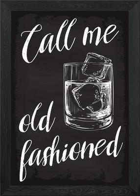Call Me Old Fashioned Gerahmtes Wandbild Poster Leinwanddruck Bild