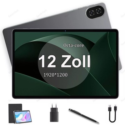 2025 PAD 12'' Tablet Android 15 Tablet 24GB+256GB 8000mAh 13MP+8MP 5GWIFI 3.5mm