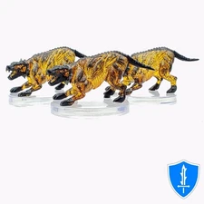 Hell Hound x3 - Planar Perils #7 Pathfinder Battles D&D Miniature
