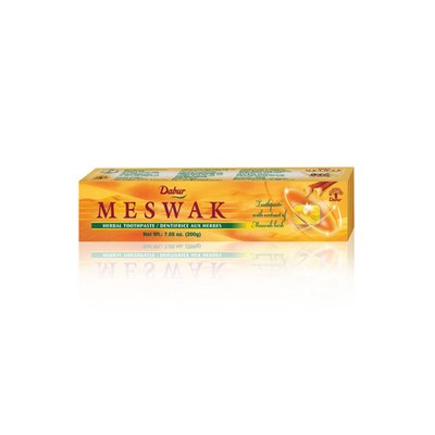 Dabur Meswak Herbal Toothpaste: Pure Extract of Miswak Herb for  Oral Care 200mg