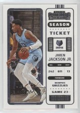 2022-23 Panini Contenders Season Ticket Retail Jaren Jackson Jr #76 00em