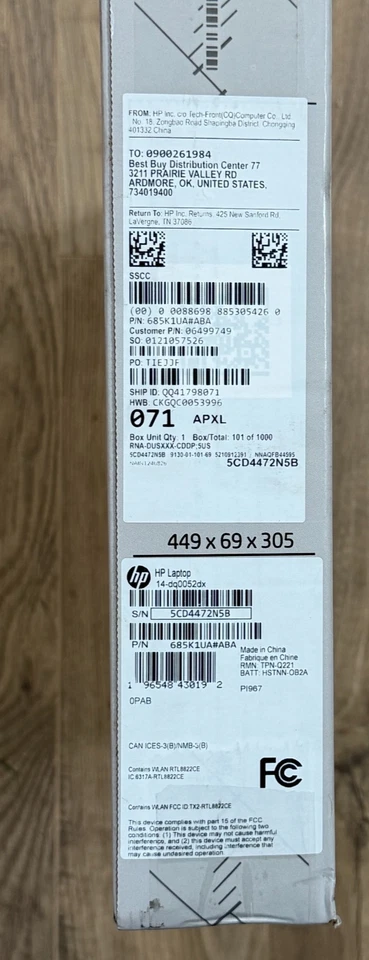 NOVO Notebook HP 14" HD Intel 4-core N4120 4GB 64GB Branco Win 11 Home - Imagem 3 de 4