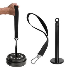 Arm Wrestling Training Strap Belt: Hand Grip Finger Wrist Forearm black