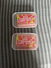 🍓2x Trader Joe's SOUR STRAWBERRY CANDY BELTS STRIPS - Jan 27 Exp Sold Out Joes