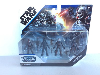 STAR WARS Mission Fleet Bad Batch Figure Set, Clone Commando Clash