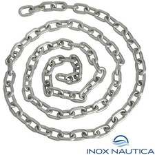 CATENA CALIBRATA 6 mm x 50 mt IN ACCIAIO ZINCATO SALPA ANCORA VERRICELLO BARCA