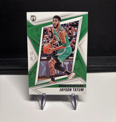 Panini 2021-22 Chronicles Rookies and Stars Jayson Tatum Purple /49 #124