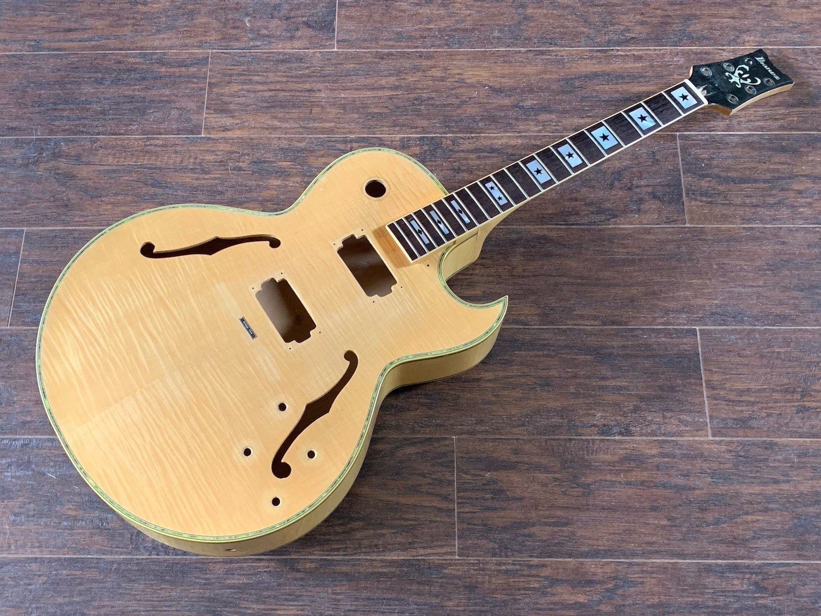 79 Ibanez Artist 2616 Archtop Jazz Guitar Project Husk Vintage Body  / Neck