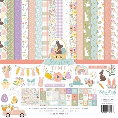 Echo Park Collection Kit 12''X12'' - It's Easter Time Multicolor 