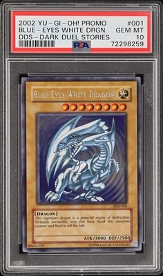ヒゲ　遊戯王　ブルーアイズ　DRAK DUEL STORIES 2002 Dark Duel Stories Blue-Eyes White Dragon PSA 10 Yu-Gi-Oh! TCG