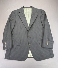 Vintage Polo University Club Ralph Lauren Pinstripe Blazer Men  s 38R Union Made