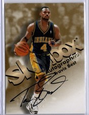 1998 Skybox Autographics Basketball Travis Best AUTO PACERS