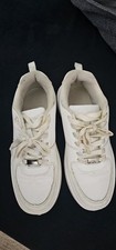 Traner Shoes Women's Size 5 Primark White Leather Lace Up