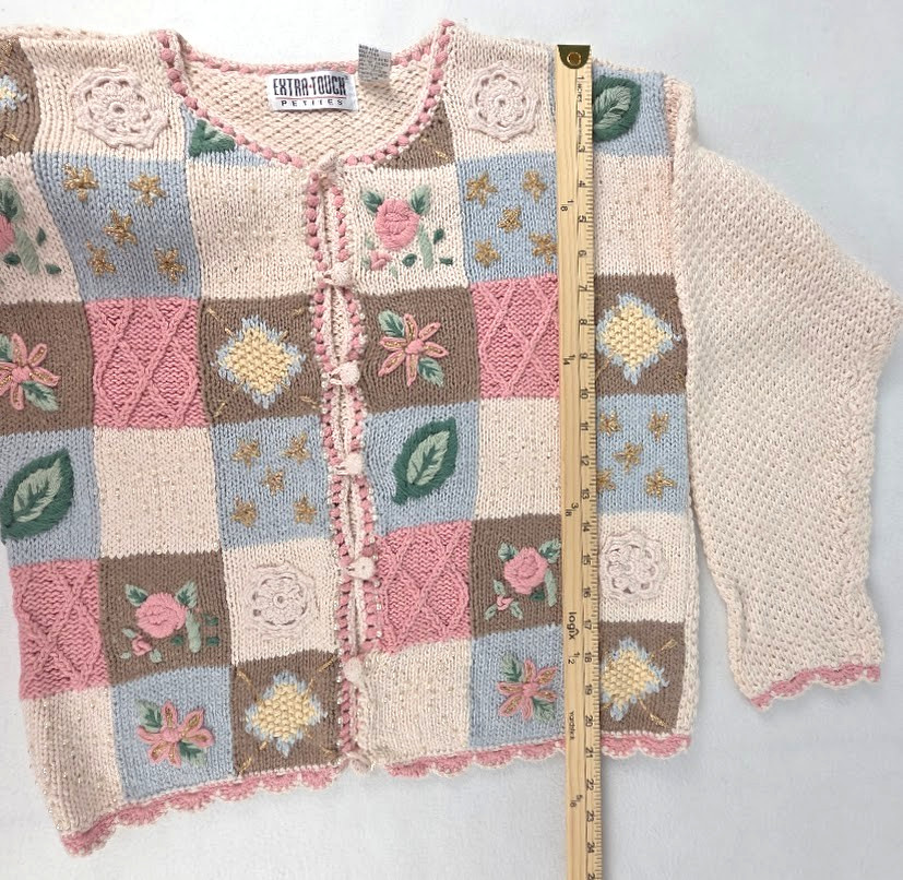 Vintage Extra Touch Petite Medium Patchwork Flora… - image 7