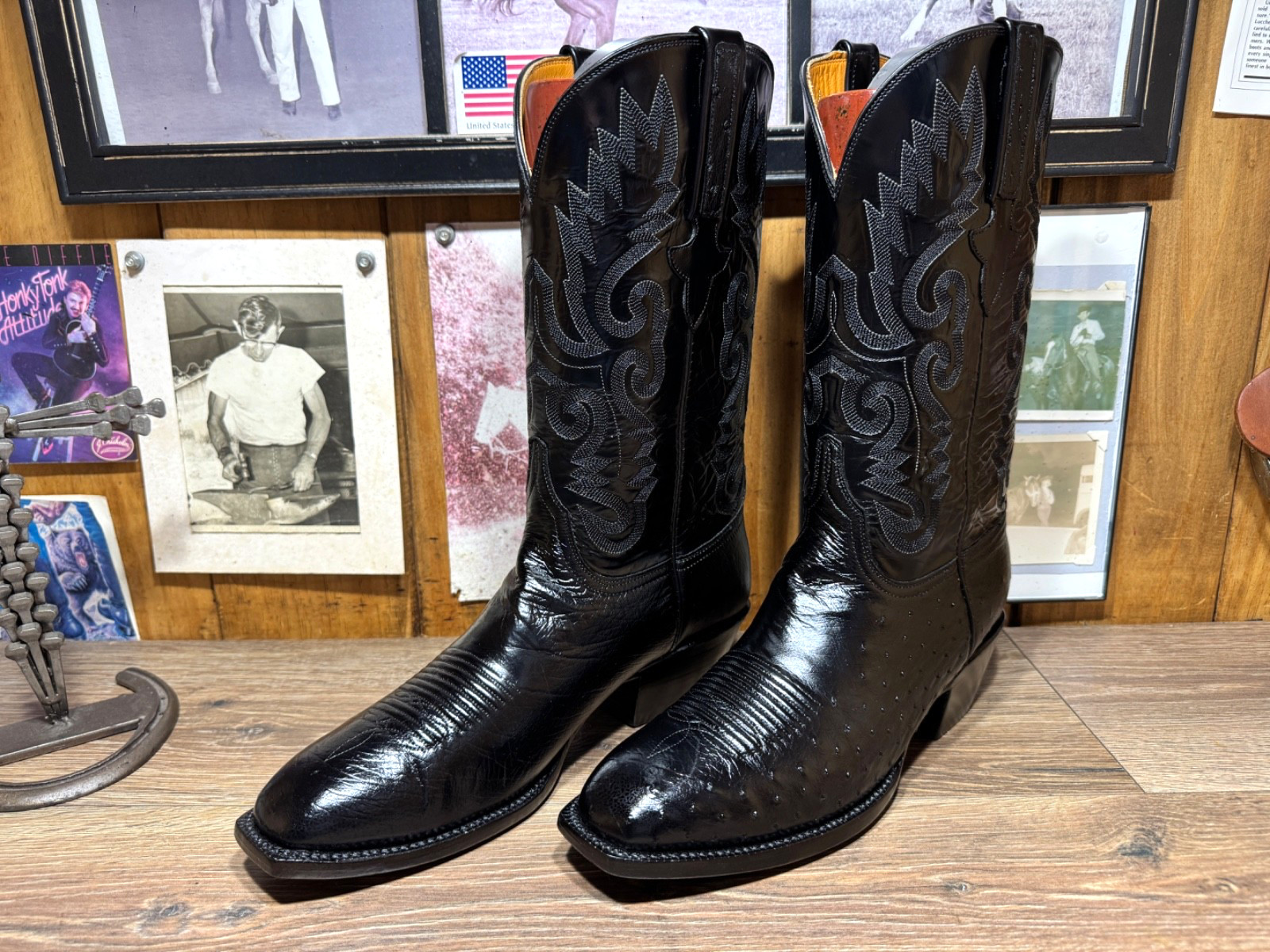 LUCCHESE CLASSICS EXCELLENT CONDITION EXOTIC OSTR… - image 2