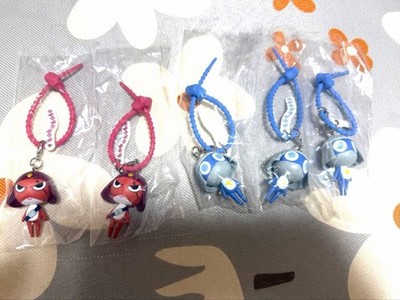 Kero Gunso Keroro Colorful Multi Charm Gashapon Drolo×3/Giroro×2 Set NM/MIB
