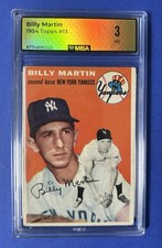 1954 Topps Billy Martin #13 MBA 3 VG