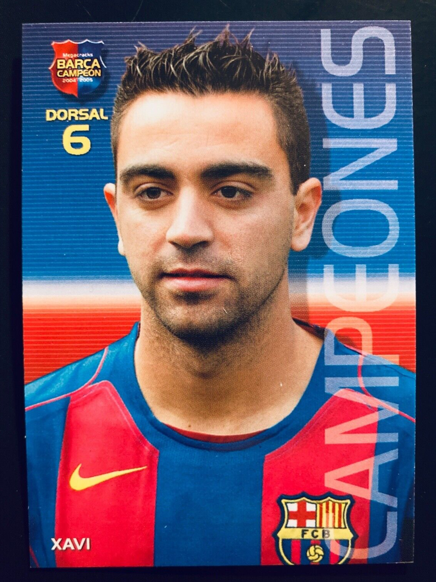 2004-05 Panini Megacracks Barca Campeones # 18 Xavi Hernandez