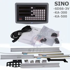 complete set SINO 3 axis Dro digital readout with 3 pcs KA300 linear glass scale