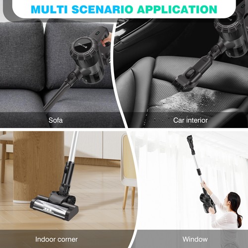 3500W Upright 6 in 1 Stick Power Vacuum Cleaner Cordless Bagless Handheld Hoover - Picture 12 of 14